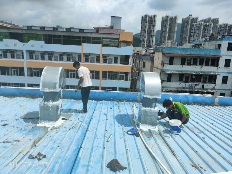 工业园区钢结构屋面涂料维修方法